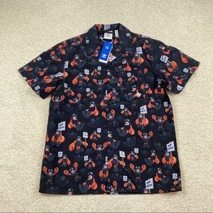 Adidas Artist Shirts Philip Colbert Save the Lobsters Button Down Shirt